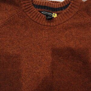 Banana Republic Orange/Rust Merino Sweater Small
